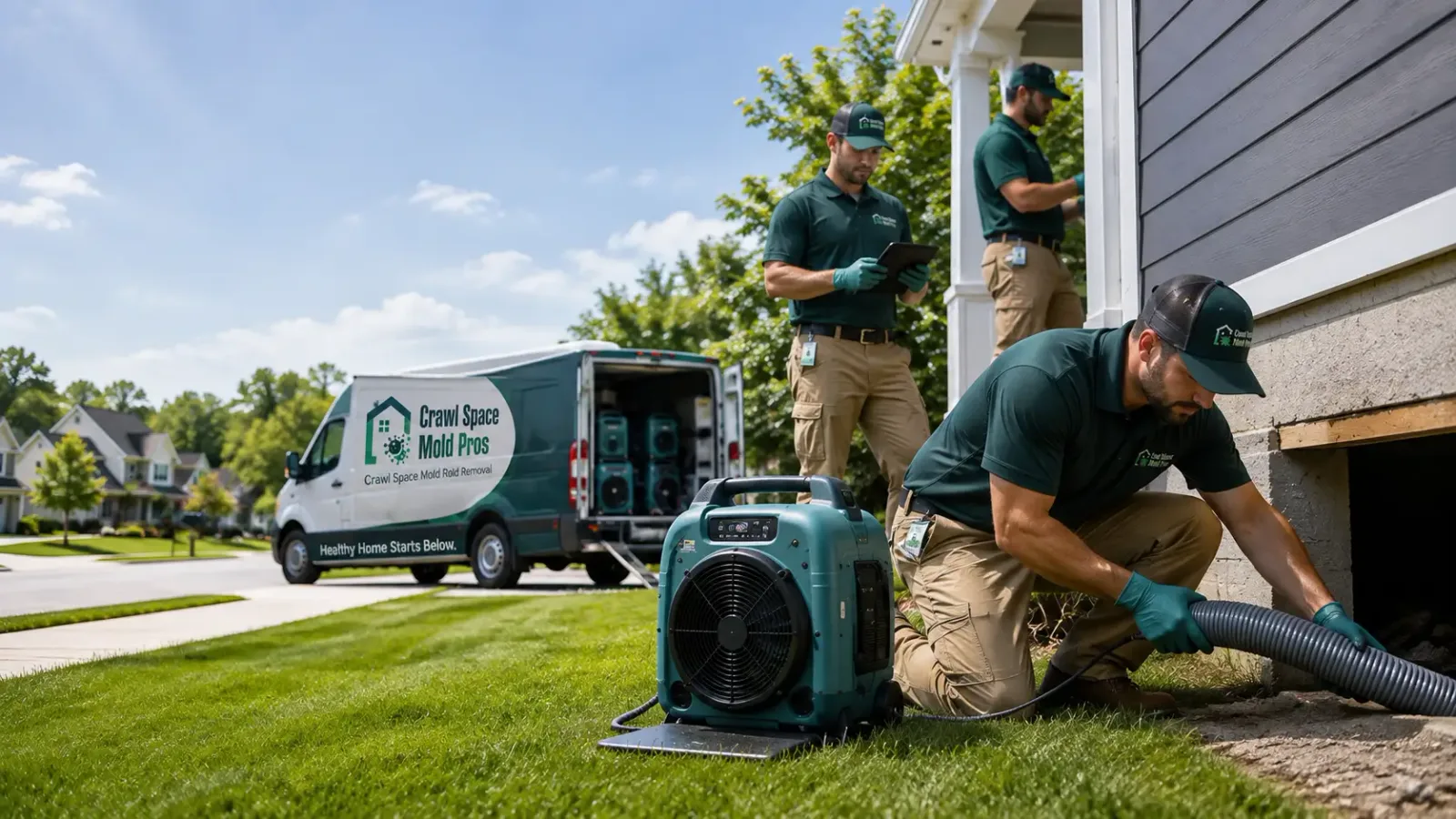 Crawl Space Mold Removal in New Egypt, NJ